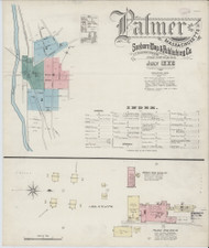 Palmer, 1886 - Old Map Massachusetts Fire Insurance Index