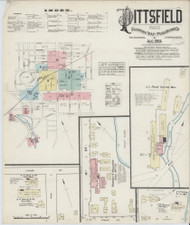 Pittsfield, 1884 - Old Map Massachusetts Fire Insurance Index