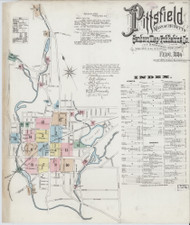 Pittsfield, 1889 - Old Map Massachusetts Fire Insurance Index