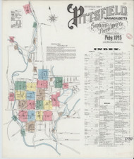 Pittsfield, 1895 - Old Map Massachusetts Fire Insurance Index