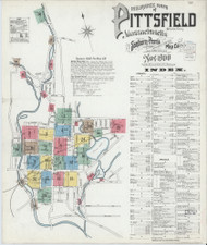 Pittsfield, 1900 - Old Map Massachusetts Fire Insurance Index