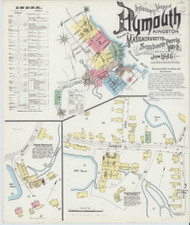 Plymouth, 1896 - Old Map Massachusetts Fire Insurance Index