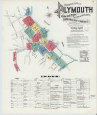 Plymouth, 1906 - Old Map Massachusetts Fire Insurance Index