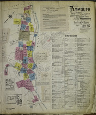 Plymouth, 1927 (1948) - Old Map Massachusetts Fire Insurance Index
