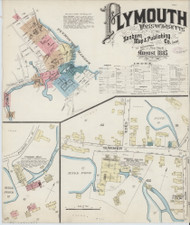 Pymouth, 1885 - Old Map Massachusetts Fire Insurance Index