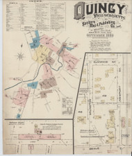 Quincy, 1885 - Old Map Massachusetts Fire Insurance Index