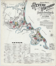 Revere Winthrop, 1900 - Old Map Massachusetts Fire Insurance Index