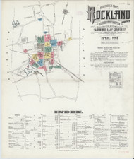 Rockland, 1912 - Old Map Massachusetts Fire Insurance Index
