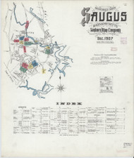 Saugus, 1907 - Old Map Massachusetts Fire Insurance Index
