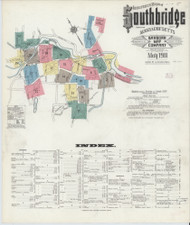 Southbridge, 1911 - Old Map Massachusetts Fire Insurance Index