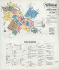 Southbridge, 1918 - Old Map Massachusetts Fire Insurance Index