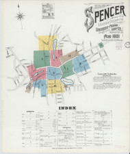 Spencer, 1901 - Old Map Massachusetts Fire Insurance Index