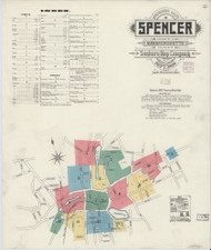Spencer, 1906 - Old Map Massachusetts Fire Insurance Index