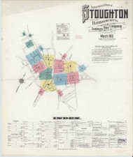 Stoughton, 1912 - Old Map Massachusetts Fire Insurance Index