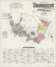 Swampscott, 1913 - Old Map Massachusetts Fire Insurance Index