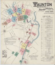 Taunton, 1888 - Old Map Massachusetts Fire Insurance Index