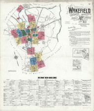 Wakefield, 1923 - Old Map Massachusetts Fire Insurance Index