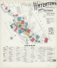 Watertown, 1904 - Old Map Massachusetts Fire Insurance Index