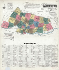 Watertown, 1923 - Old Map Massachusetts Fire Insurance Index