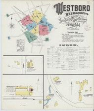 Westboro, 1894 - Old Map Massachusetts Fire Insurance Index