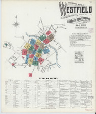 Westfield, 1905 - Old Map Massachusetts Fire Insurance Index