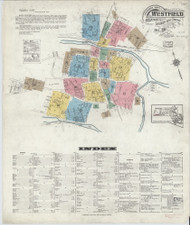 Westfield, 1917 - Old Map Massachusetts Fire Insurance Index