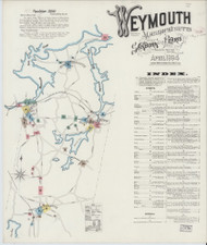 Weymouth, 1894 - Old Map Massachusetts Fire Insurance Index