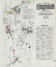 Weymouth, 1910 - Old Map Massachusetts Fire Insurance Index