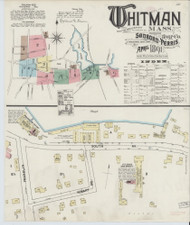 Whitman, 1891 - Old Map Massachusetts Fire Insurance Index