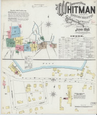 Whitman, 1896 - Old Map Massachusetts Fire Insurance Index
