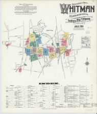 Whitman, 1911 - Old Map Massachusetts Fire Insurance Index