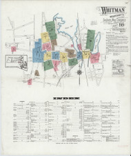 Whitman, 1919 - Old Map Massachusetts Fire Insurance Index