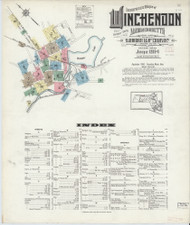 Winchendon, 1914 - Old Map Massachusetts Fire Insurance Index