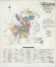 Winchester, 1916 - Old Map Massachusetts Fire Insurance Index