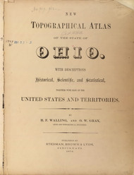 Title, Ohio 1872 - Old Map Reprint - Ohio State Atlas