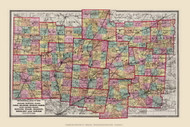 Auglaize County, Etc, Ohio 1872 - Old Map Reprint - Ohio State Atlas