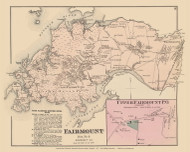 Fairmount, Maryland 1877 Old Town Map Custom Print - Somerset Co.