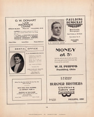 Ad Donart, Ohio 1905 - Paulding Co. 15