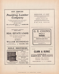 Ad Insurance, Ohio 1905 - Paulding Co. 19