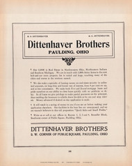 Ad Dittenhaver, Ohio 1905 - Paulding Co. 27