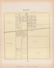 Latty Village, Ohio 1905 - Paulding Co. 40