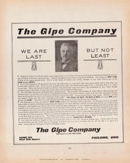 Ad Gipe, Ohio 1905 - Paulding Co. 55