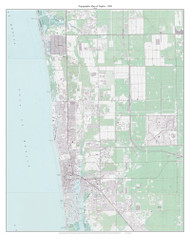Naples 1988 - Custom USGS Old Topo Map - Florida