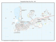 Key West 2018 - Custom USGS Old Topo Map - Florida