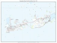 Key West and Boca Chica Key 2018 - Custom USGS Old Topo Map - Florida