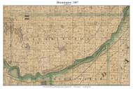 Bloomington, Hennepin Co Minnesota 1887 Old Town Map Custom Print - Ramsey & Washington Cos.