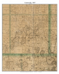 Centreville, Anoka Co Minnesota 1887 Old Town Map Custom Print - Ramsey & Washington Cos.