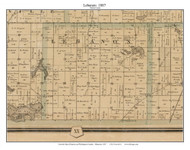 Lebanon, Dakota Co Minnesota 1887 Old Town Map Custom Print - Ramsey & Washington Cos.