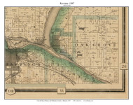 Ravenna, Dakota Co Minnesota 1887 Old Town Map Custom Print - Ramsey & Washington Cos.
