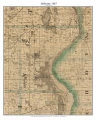 Stillwater, Washington Co Minnesota 1887 Old Town Map Custom Print - Ramsey & Washington Cos.